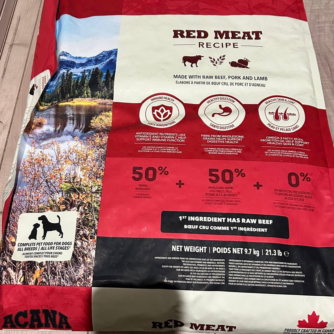 ACANA アカナ クラシックドッグフードレッドミートレシピ ビーフ 9.7kg