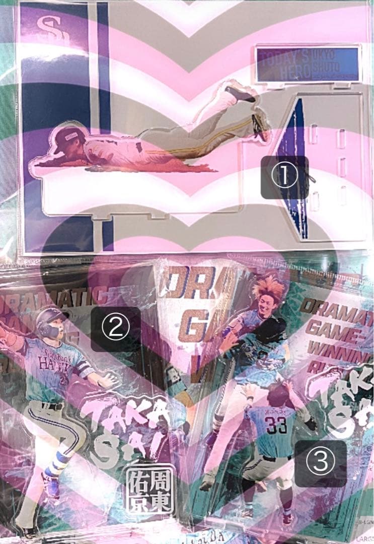 周東佑京　受注発注アクリルスタンド3種