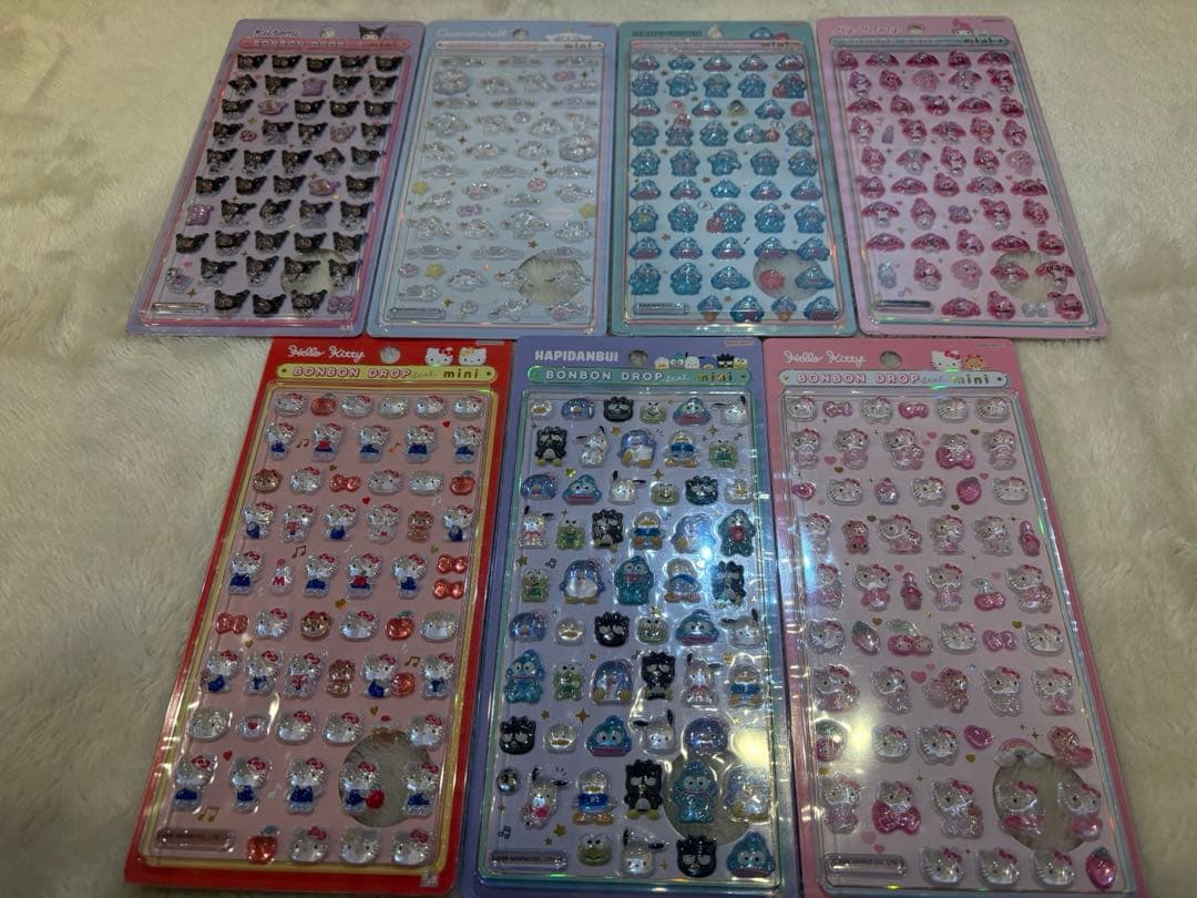 サンリオmini BONBONDROPシール国内正規品‼︎7種類☆
