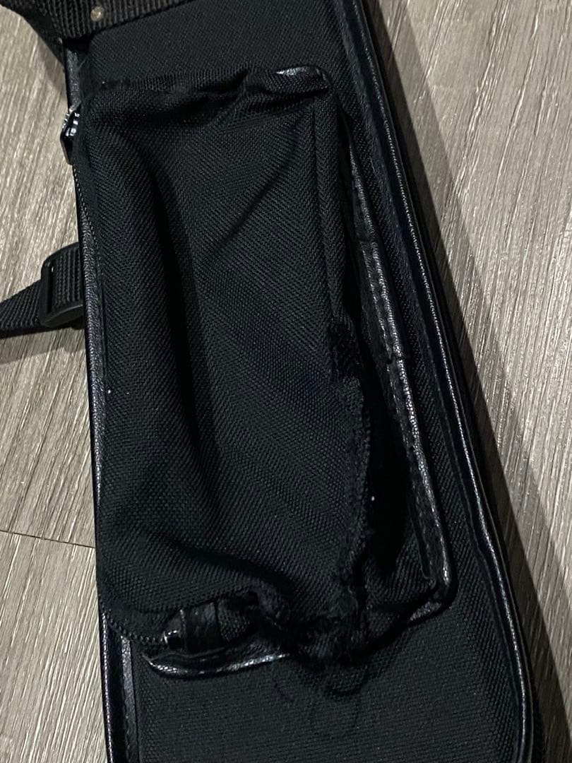 コントラバス弓 中古現状品 ケース付き ウッドベース 弓 弦楽器 肩掛付きケース