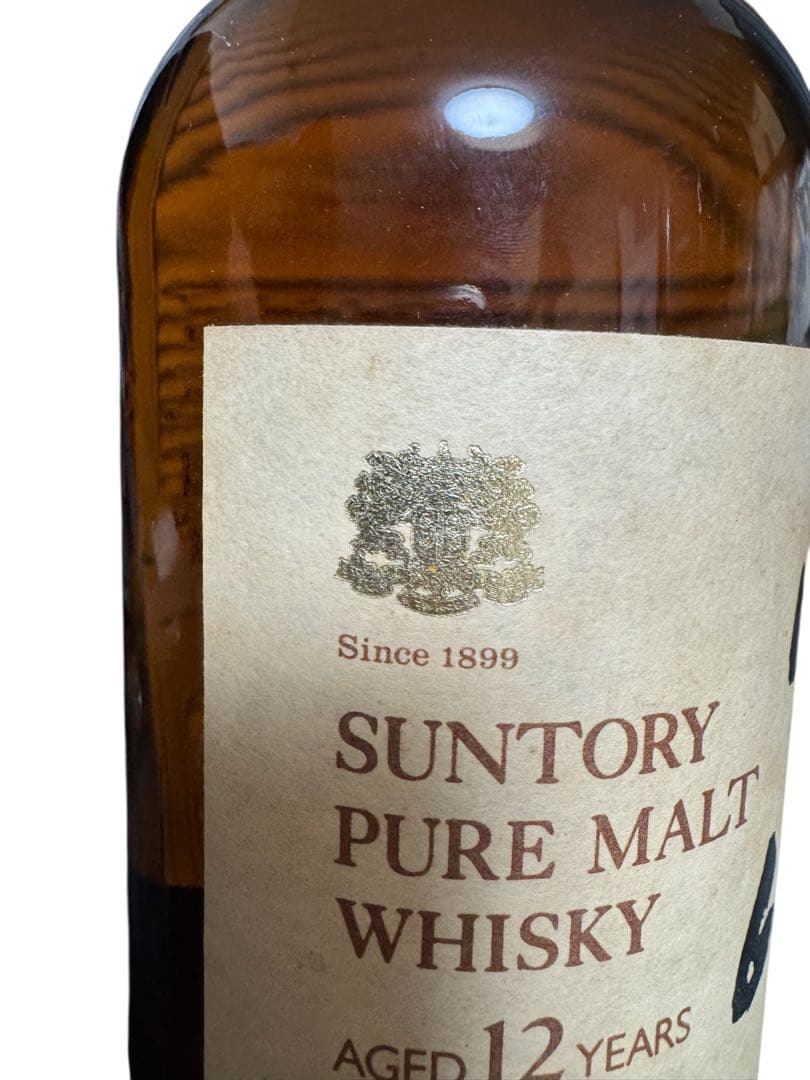 サントリー 山崎 12年　ピュアモルト 特級 760ml 向獅子マーク　旧ラベル