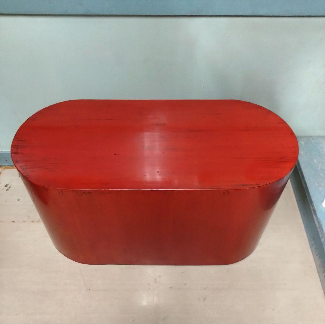 曲線が美しい楕円形のローキャビネット　和にも洋にも　神奈川県座間市での引き渡し可