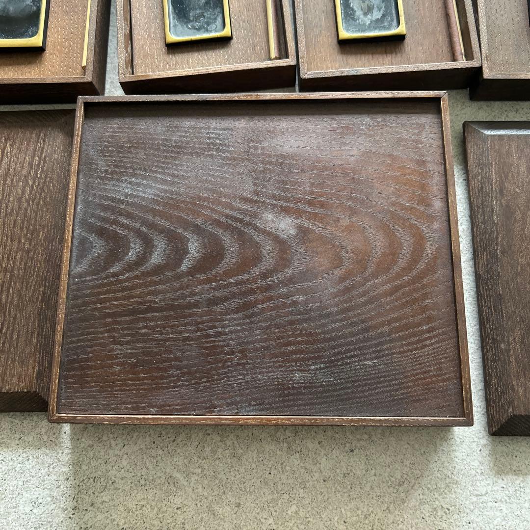 重硯箱　香道具　硯　硯箱　鳩居堂　親硯