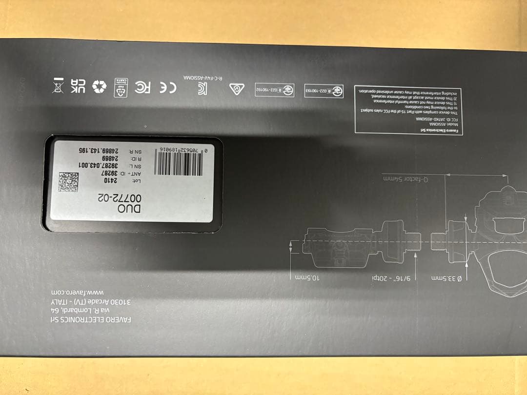 Favero Assioma パワーメーター DUO 完動品