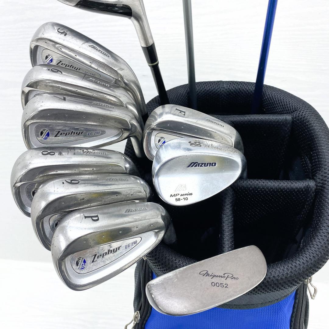 【豪華‼】 MIZUNO ミズノ メンズ ゴルフクラブ 初心者セット 12本 R