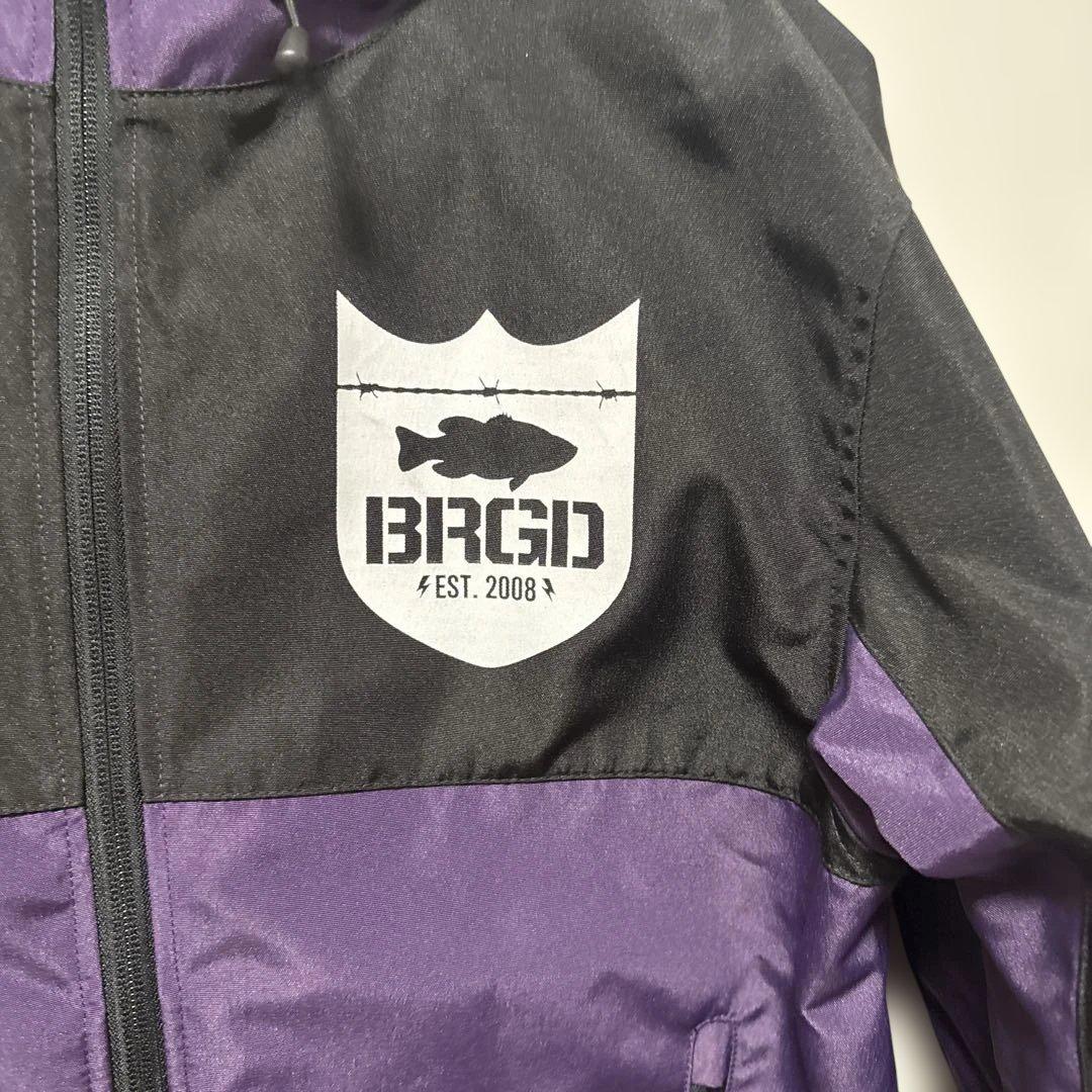 BRGD バスブリゲード　フィッシングジャケット 紫/黒