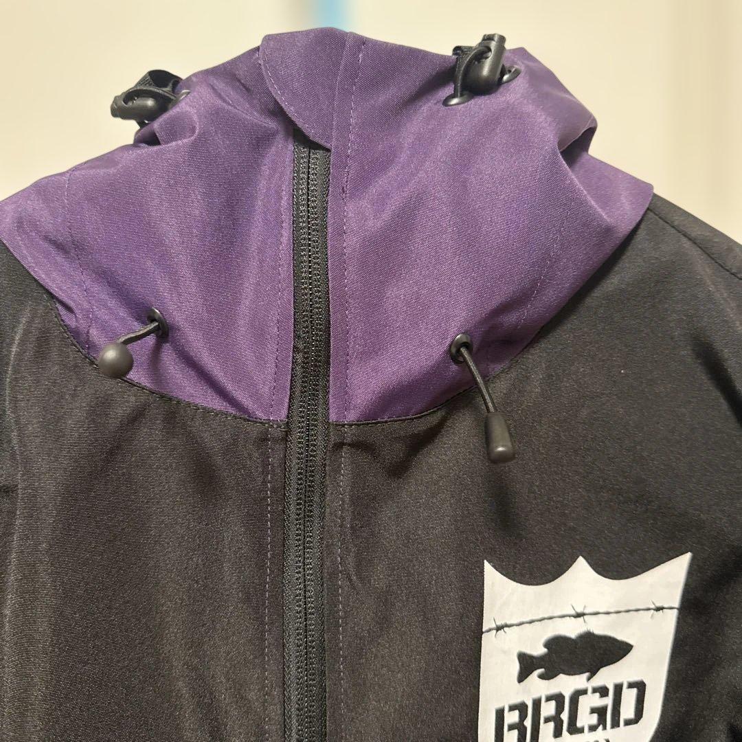 BRGD バスブリゲード　フィッシングジャケット 紫/黒