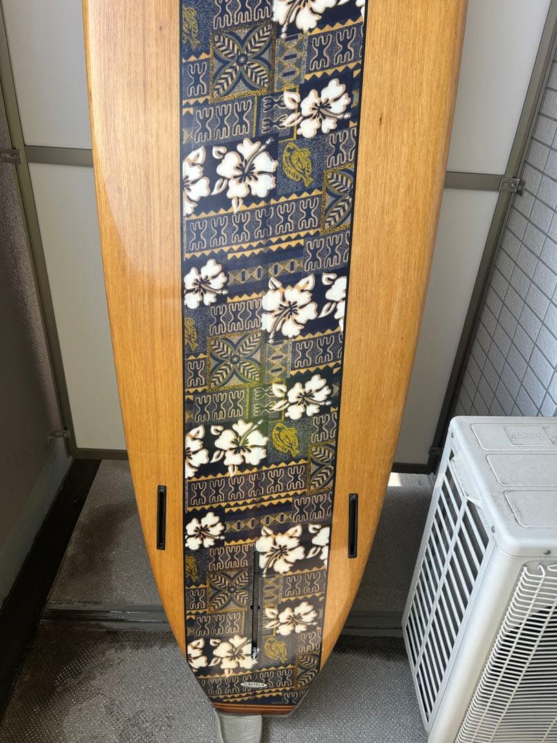 【引取限定】ロバートオーガスト サーフテック ウッド ロングボード 9.6