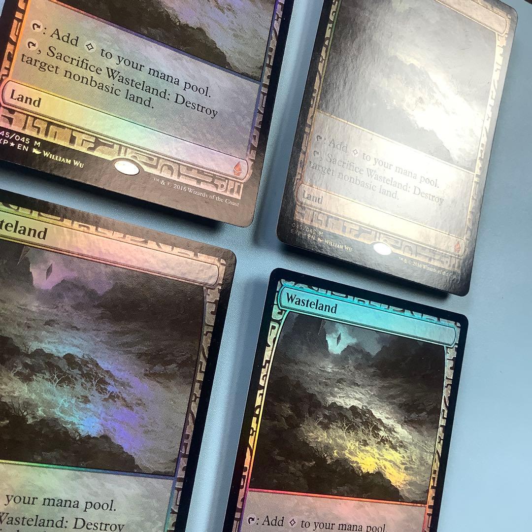 不毛の大地/Wasteland EXP英語foil4枚セット