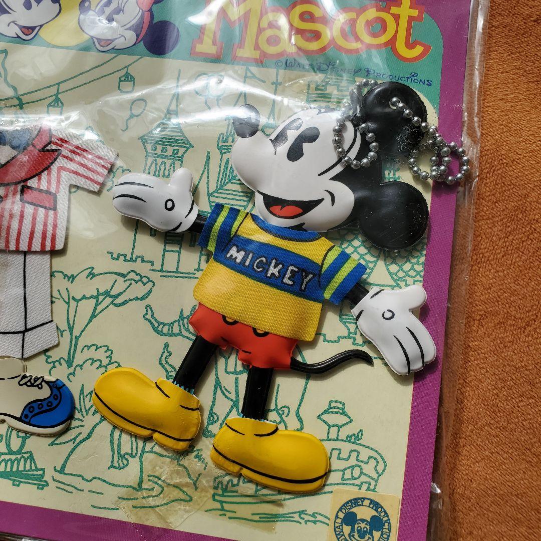希少！新品 ディズニーミッキー 着せ替えストラップ ヴィンテージ70's当時物