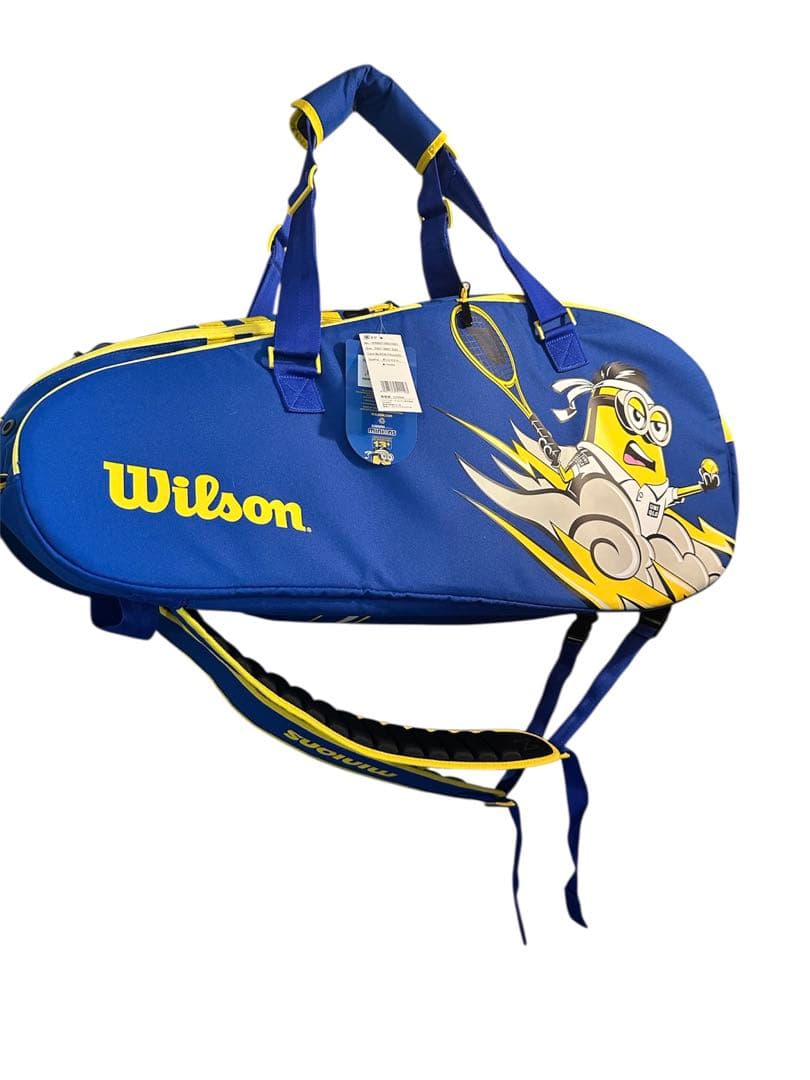 BTS JIN 愛用 ミニオンズ　ウィルソン　テニス　ラケットバッグ　新品　ジン