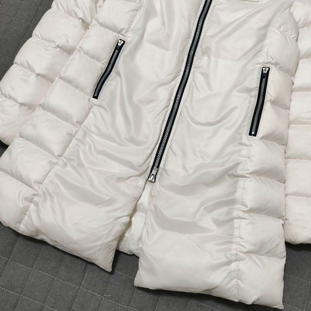 ZOY　ゾーイ　ゴルフ　ダウンコート　ジャケット　ダブルジップ　ホワイト　40