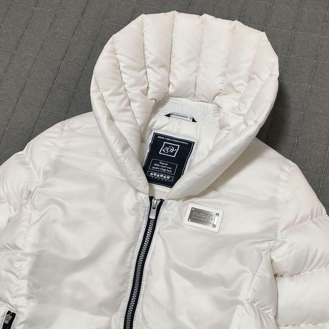 ZOY　ゾーイ　ゴルフ　ダウンコート　ジャケット　ダブルジップ　ホワイト　40