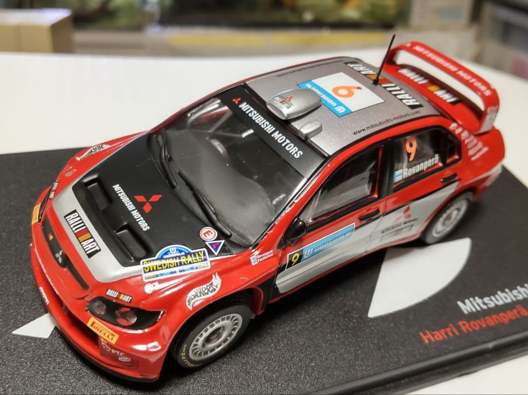1/43 WRC ミニカーセット スバル・三菱