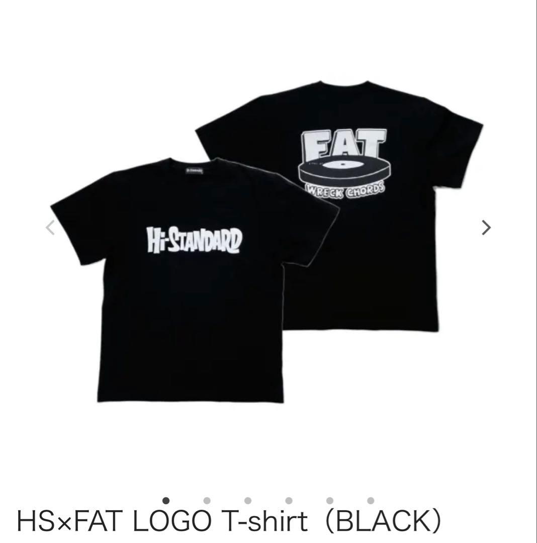 Hi-Standard HSxFAT LOGO T-shirt XL ブラック
