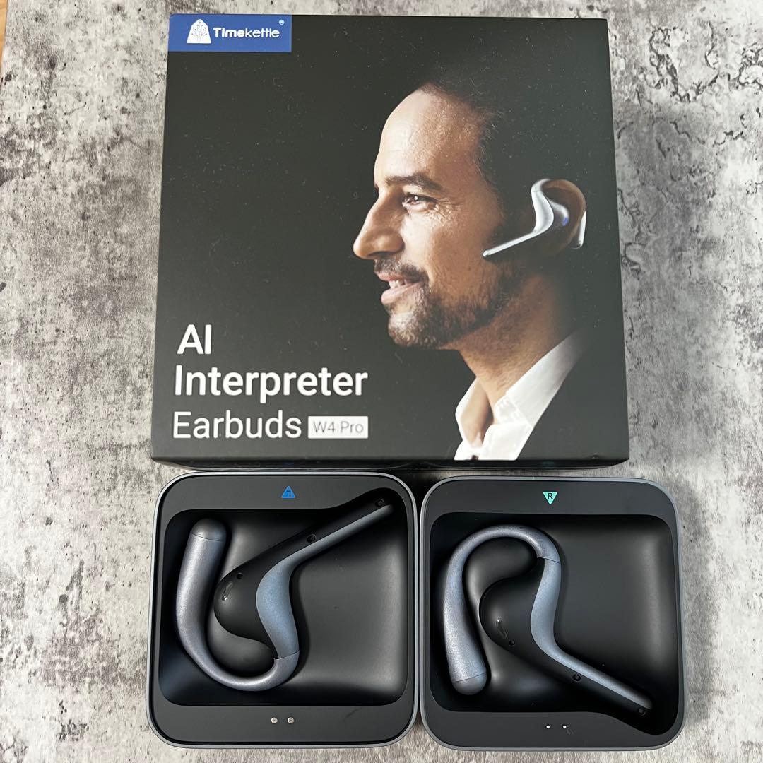 旅行用家電 Timekettle AI Interpreter Earbuds W4 Pro