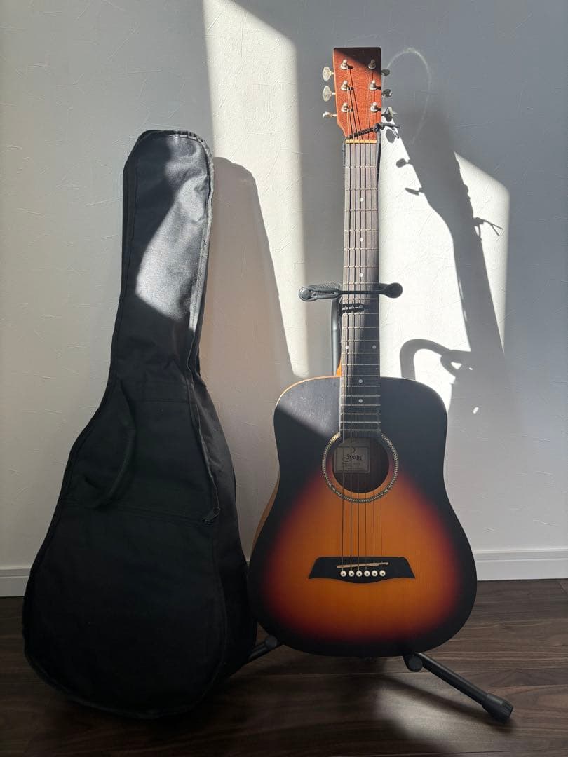 S.Yairi ミニアコースティックギターYM-02/VSスタンドケースセット