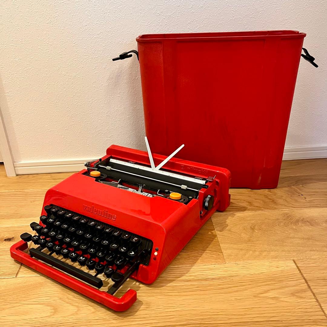 【昭和レトロ】オリベッティ タイプライター Valentine s バレンタイン