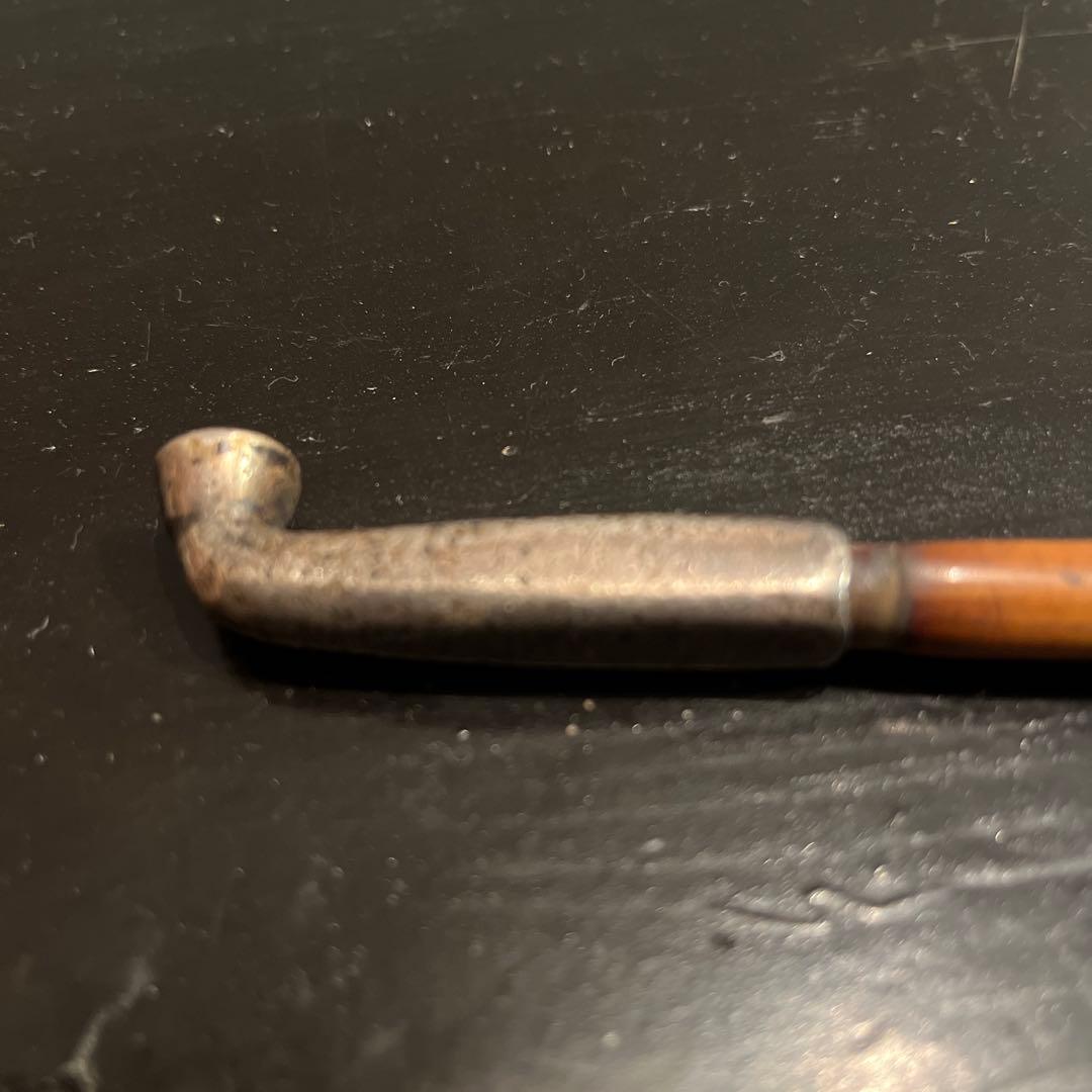 純銀製　刻印　キセル　時代物　送料無料　総重量48.8g