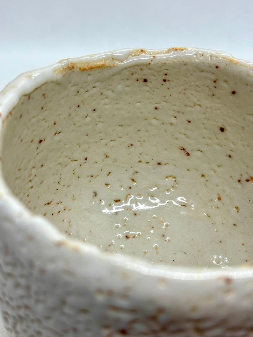 #志野焼 茶碗 芳月窯 加藤芳比古作　P-21