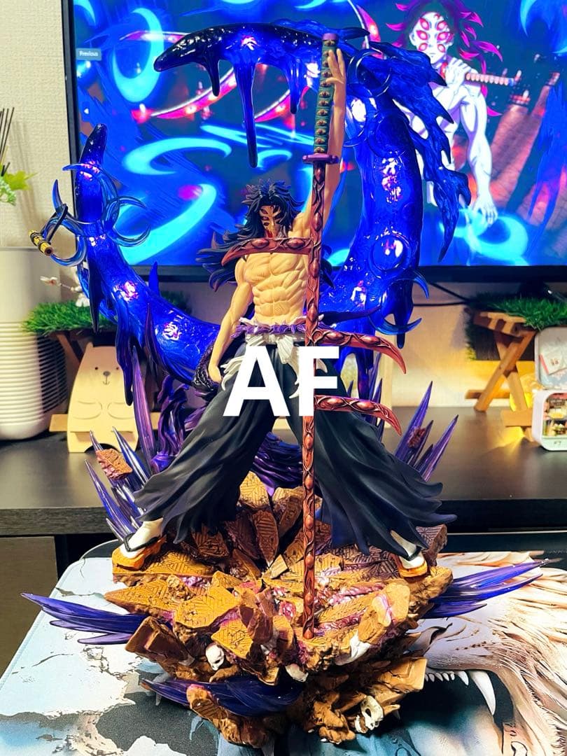 45cm 鬼滅の刃 黒死牟 フィギュア ガレージキット