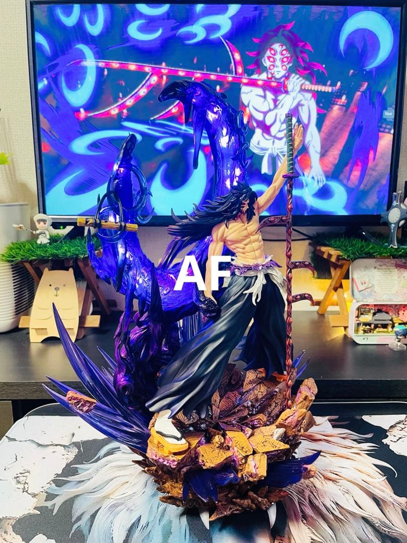 45cm 鬼滅の刃 黒死牟 フィギュア ガレージキット