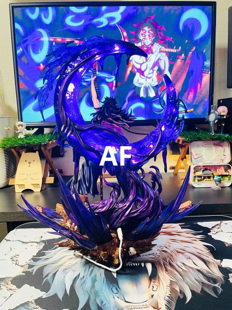 45cm 鬼滅の刃 黒死牟 フィギュア ガレージキット