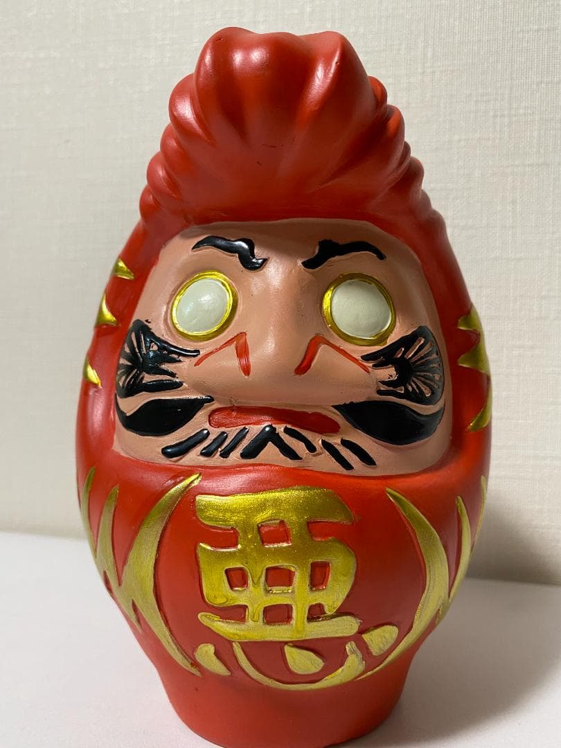 新品 現代美術二等兵 悪 ぐれダルマ 達磨 貯金箱 リーゼントの不良ダルマ 箱入