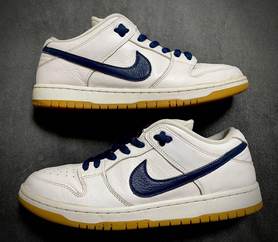 スケートボード Nike SB Dunk \"Orange Label White Navy\"
