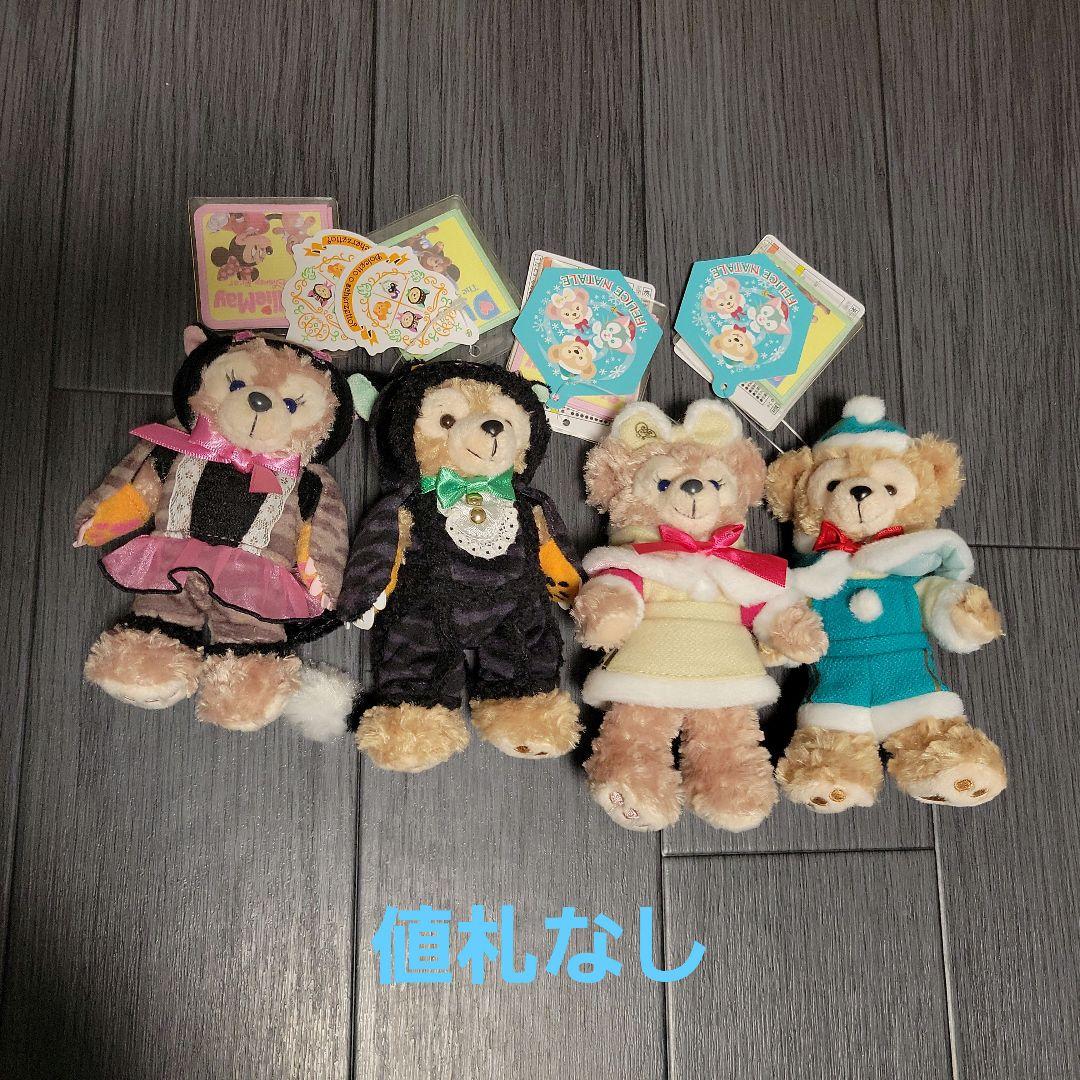 ダッフィー、シェリーメイ、ジェラトーニ　ぬいぐるみバッチ&ストラップ41体セット