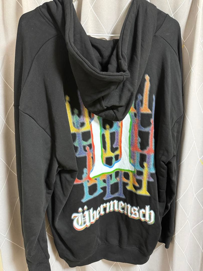 アイドル G-DRAGON Ubermensch Hoodie Zip-Up Black