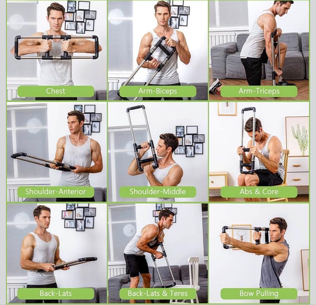 GoFitness 筋トレ器具 チェストエキスパンダー？　負荷強度110LBS