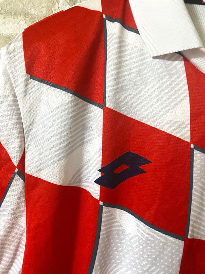 LOTTO メンズXL ユニフォーム　サッカー　クロアチア代表　ボバン　復刻