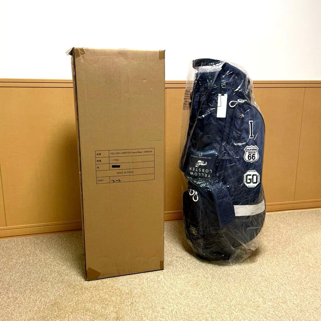 美品【限定生産】イエローロブスター スタンド式 キャディバッグ (完売品)