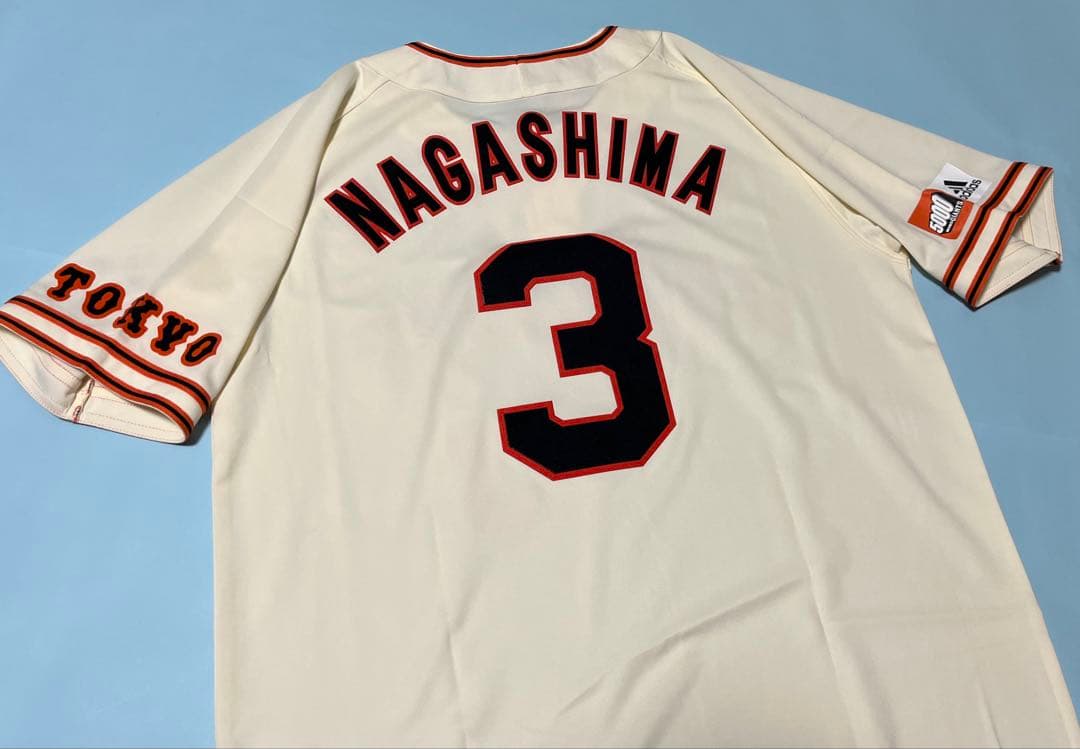 タグ付新品　読売ジャイアンツ　長嶋茂雄選手ユニフォーム　栄光のV9