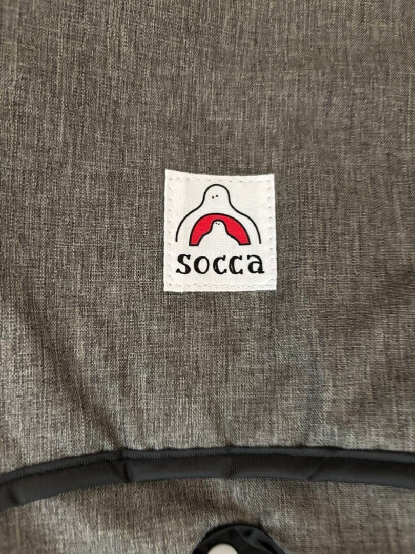 【美品】socca 後付けタイプレインカバー　自転車 チャイルドシートカバー　前