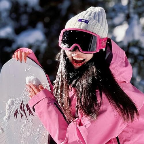 [Powster] スキーゴーグル雪上OTGスキー板ゴーグルバックル交換可能フォ