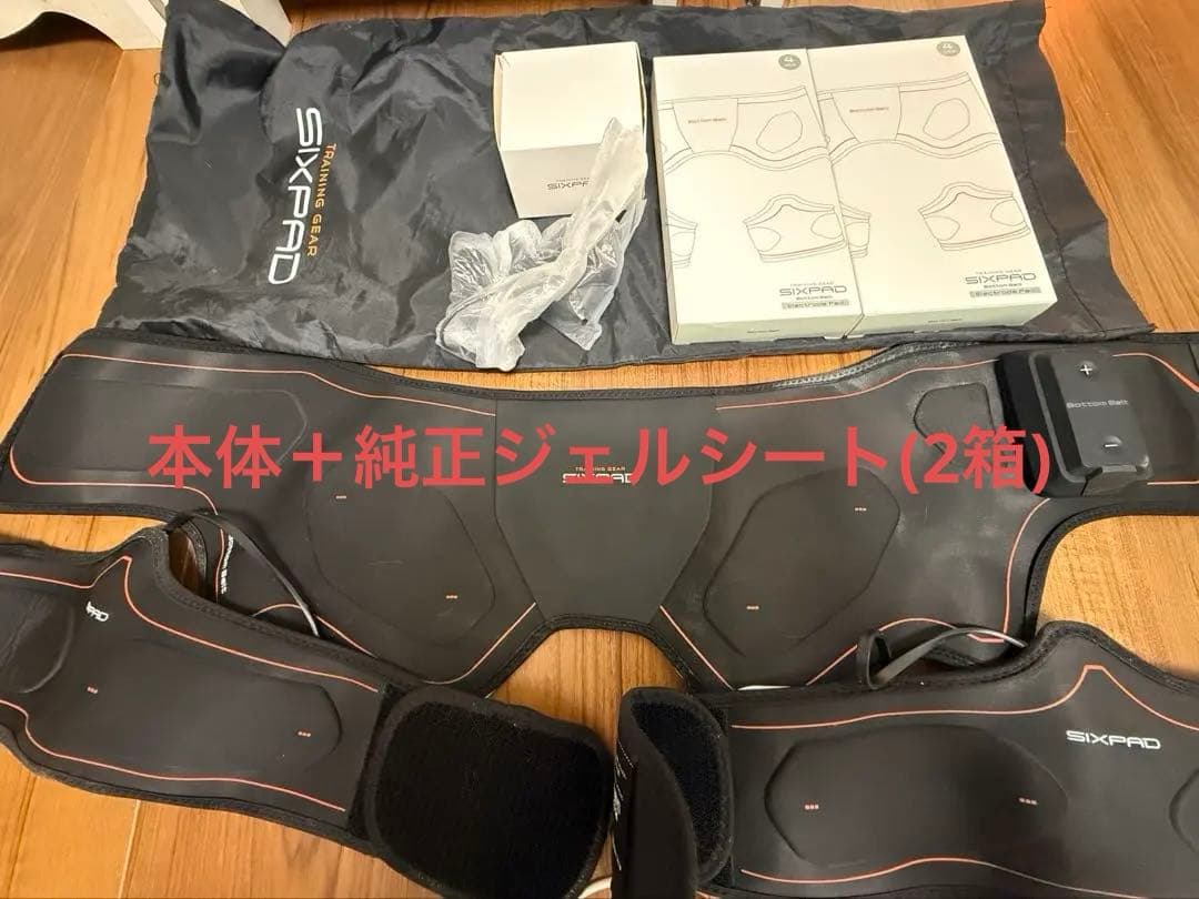 SIXPAD ボトムベルト Sサイズ＋純正ジェルシート