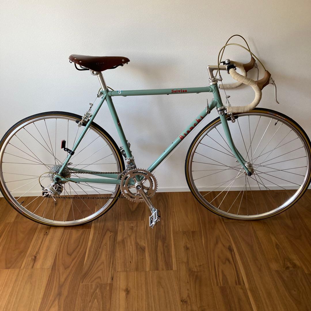 ビアンキ　クロモリ　セルビノ