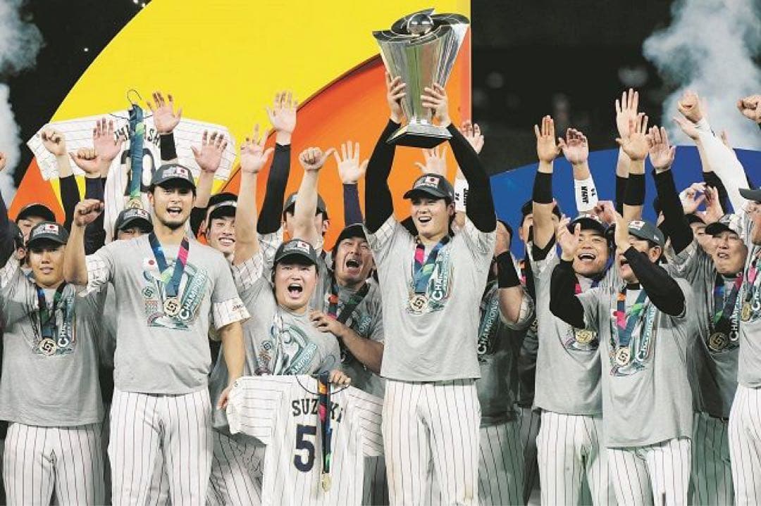 【公式・正規品】WBC侍ジャパン　チャンピオンTシャツ　選手着用　優勝記念　L