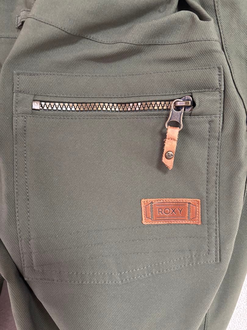 ROXY スノーボードパンツ M/M オリーブグリーン