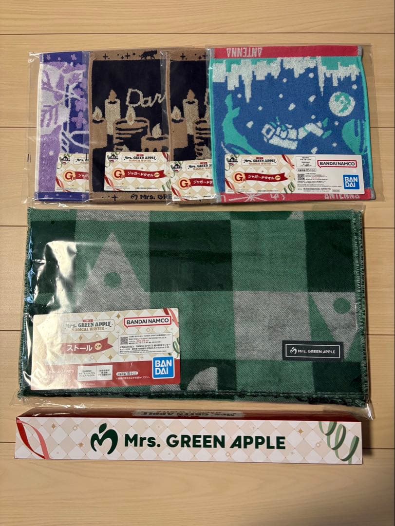 ミセスグリーンアップル⭐︎一番くじB、C、G賞セット ストール