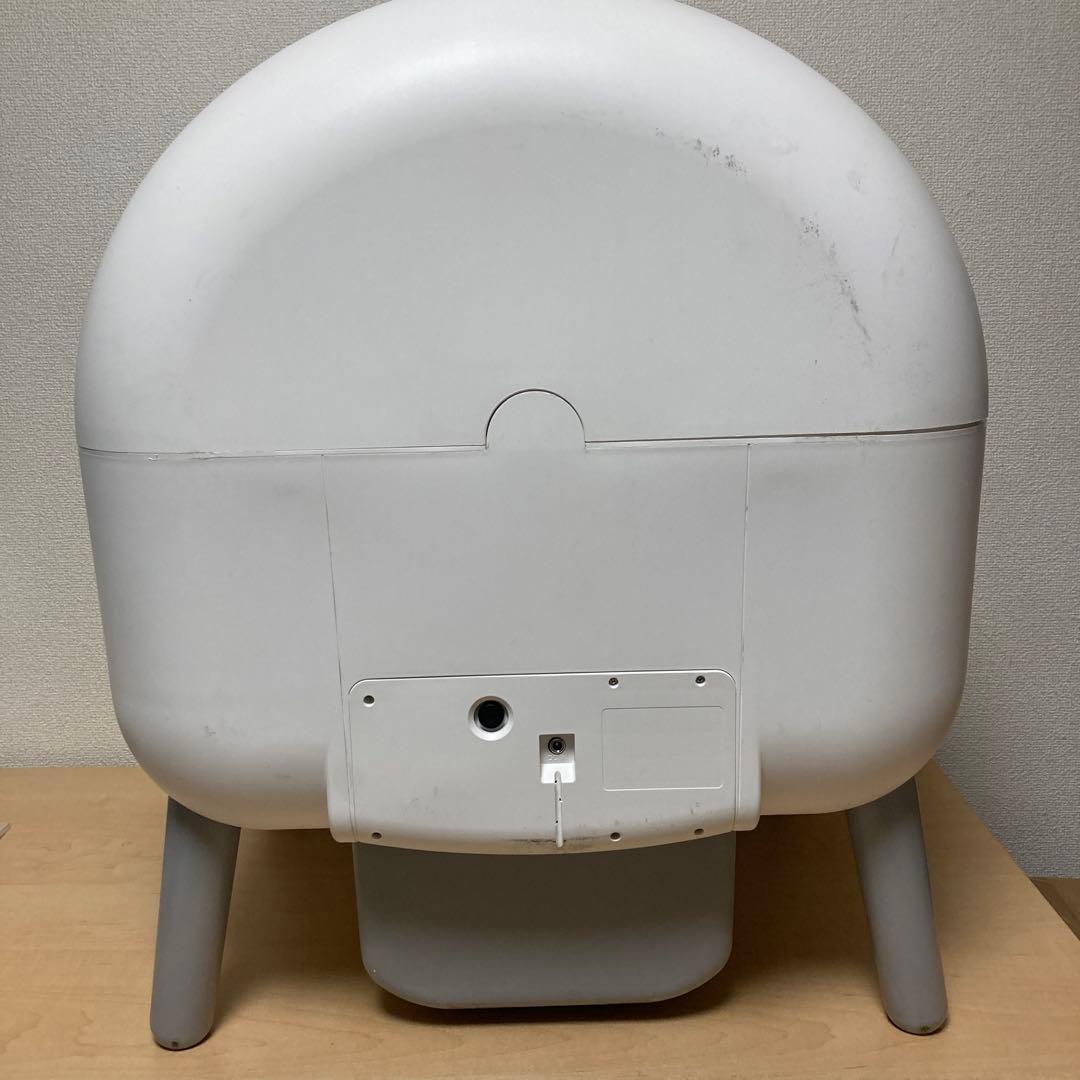 自動トイレ スマート猫用トイレ 大型 ホワイト 付属品有り ①