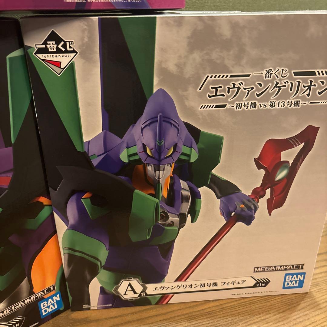 エヴァンゲリオン初号機vs第13号機　フィギュア　一番くじ　A賞　B賞　セット