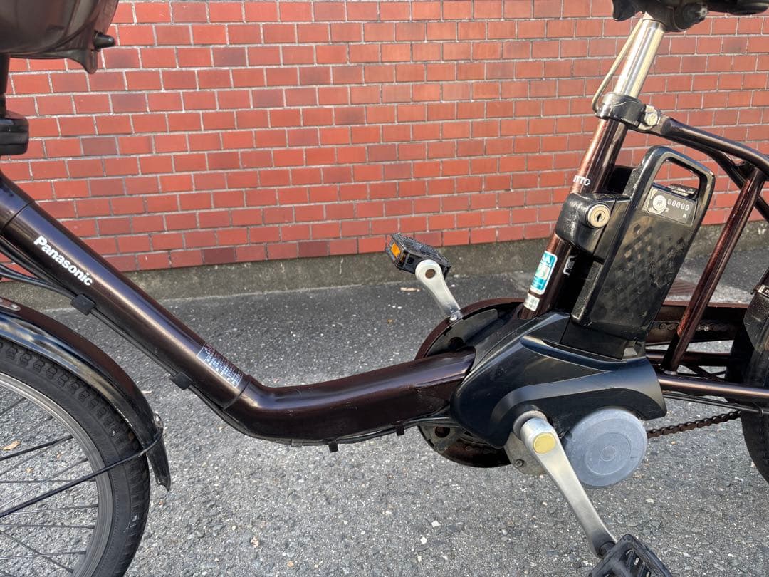 Panasonic 電動アシスト自転車 チャイルドシート付き12ah