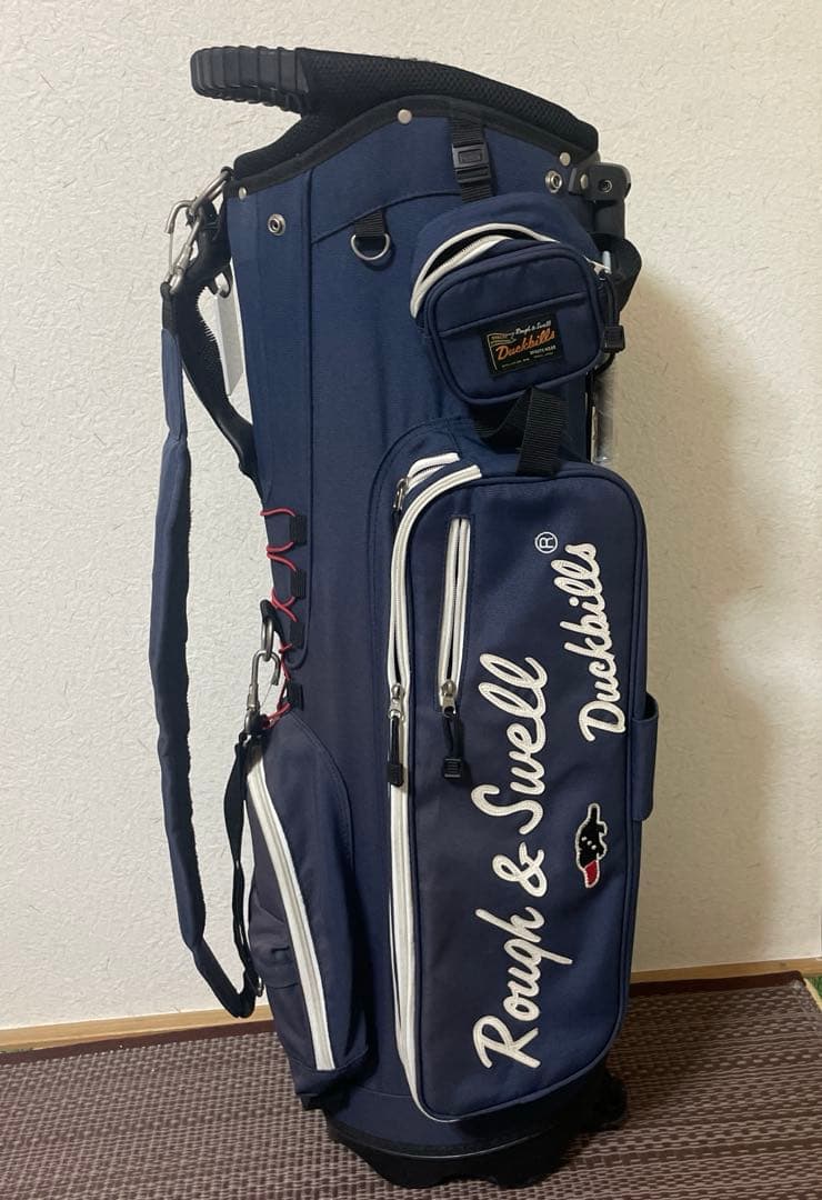 Rough & Swell キャディバッグ ネイビー　ゴルフ　ラフアンドスウェル