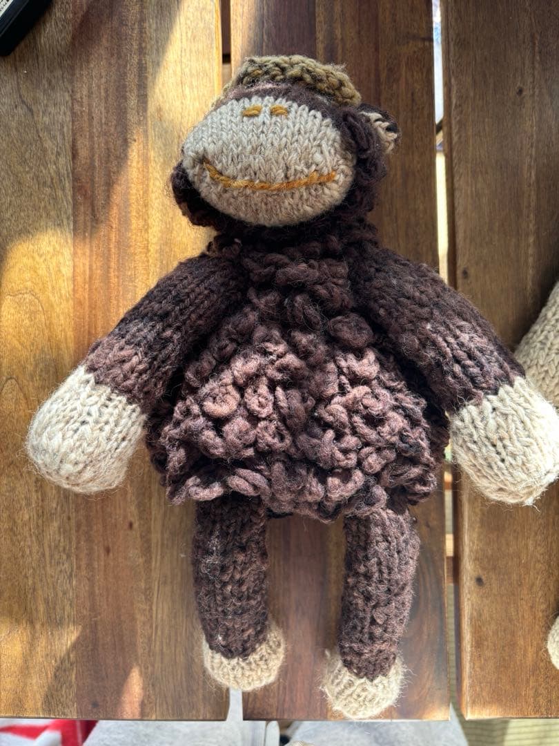 ケナナニッターズ　ケニア　ハンドメイド　あみぬぐるみ　2体セット