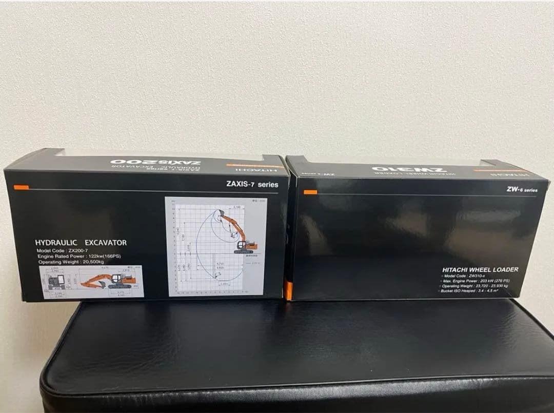 HITACHI ZAXIS200 & ZW310 ミニチュアセット