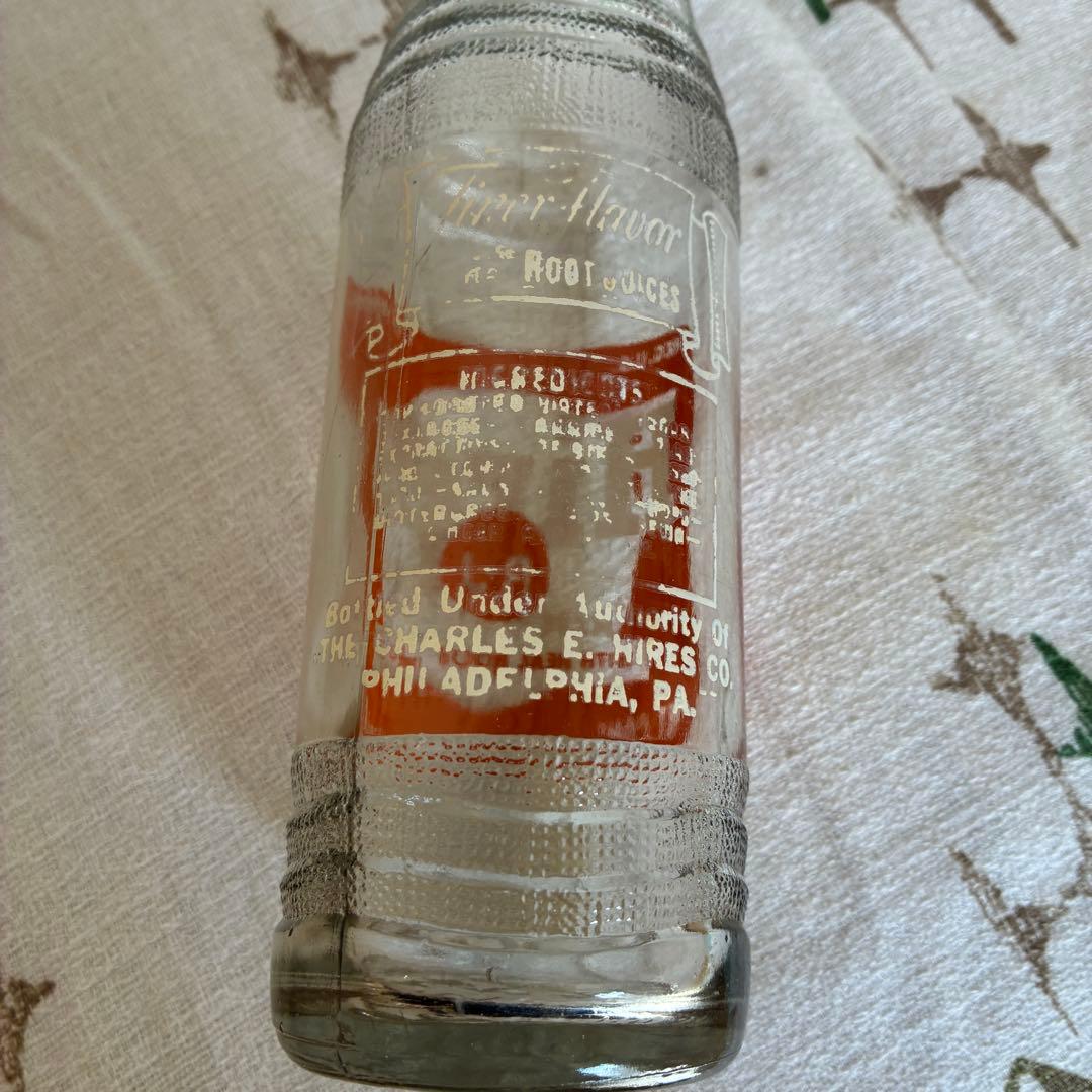 60s〜 Hires ROOT BEER瓶アメリカアンティークUSAヴィンテージ
