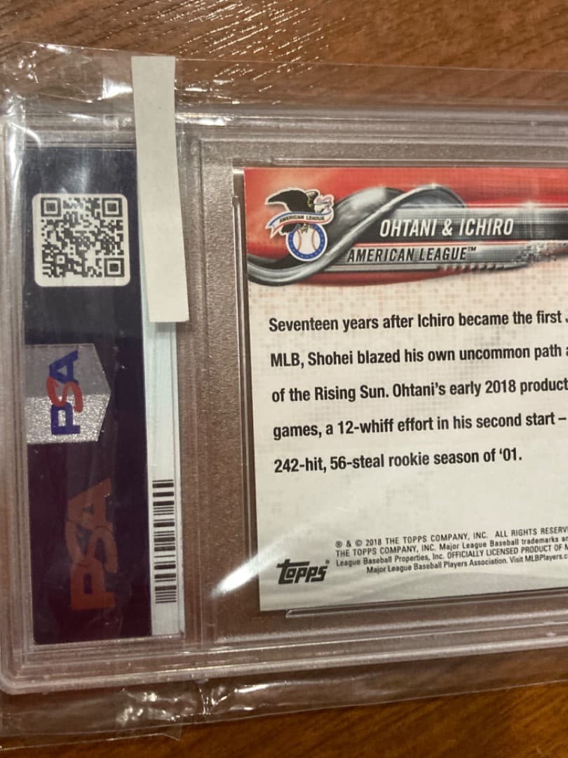 大谷翔平　RCシングルカード鑑定済